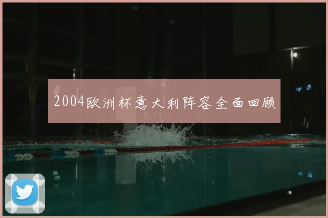 2004欧洲杯意大利阵容全面回顾