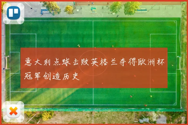 意大利点球击败英格兰夺得欧洲杯冠军创造历史